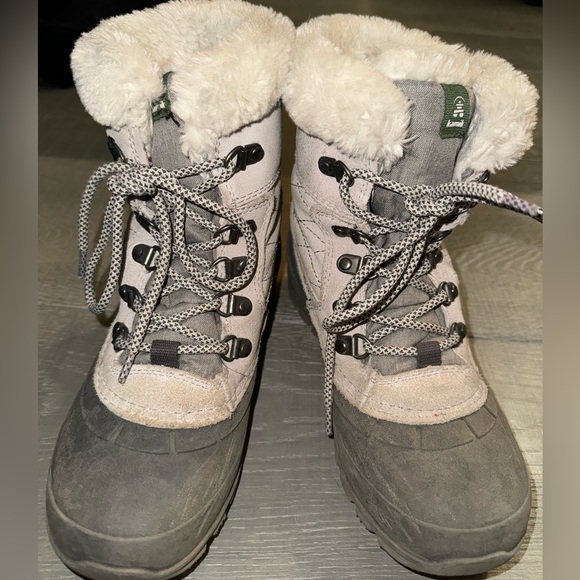 Kamik Fur Lined Boots with 3M Thinsulate Size 6 - Picture 2 of 9